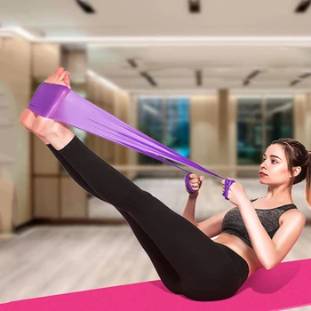 1,5 M Yoga Banda Elastica Întinde Banda De Cauciuc Exercițiu De Fitness Benzile De Rezistență Elastic Echipamente De Fitness Și Yoga Exercițiu Benzi