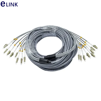 200mtr 8 core Blindate fibre patchcords MM SC LC FC ST UPC Multimode 8C fibre Blindate din fibre optice, cablu ELINK ftth 100M
