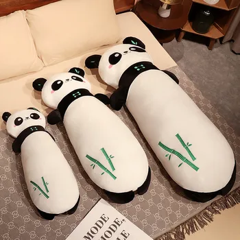70-130cm Desene animate Panda de Pluș Mult Pernă Jucărie Drăguț Animale de Pluș Gigant Panda Detașabil Căptușeală Interioară Perna Anime Perna Moale