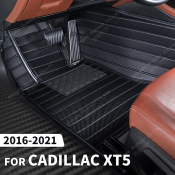 Custom din Fibra de Carbon stil Covorase Pentru Cadillac XT5 2016-2021 17 18 19 20 Picioare Covor de Acoperire Automobile Accesorii de Interior