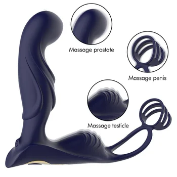 Jucarii Sexuale Pentru Barbati Vibrator Anal Plug Vibrator De Prostata Pentru Masaj Penis Inel Intarziere Ejaculare De La Distanță De Control Anus Butt Plug Cuplu 18