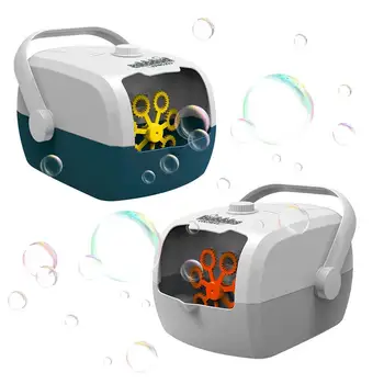 Masina De Bule Pentru Copii Electric, Mașină De Bule De Jucărie Pentru Copii Mici Copii În Aer Liber Automată Bubble Maker Jucării 3000 De Bule Pe