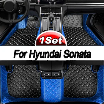 Pentru Hyundai Sonata DACĂ 2018 2017 2016 2015 Auto Covorase Interior din Piele, Covoare Auto Accesorii Styling Personalizat Covoare Proteja