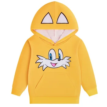 Produs nou Sonic Ariciul Viteza Sunetului Băiat Sonic pentru Copii Îmbrăcăminte de Toamnă și de Iarnă Pulover cald și confortabil