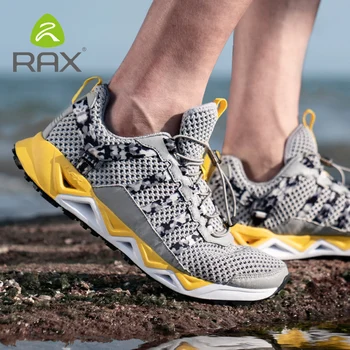 Rax Barbati Aqua face asta de Pantofi cu uscare Rapida Breathble Pescuit Pantofi Femei Hole PU Branturi Anti-alunecare Pantofi de Apă drumeții