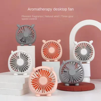 Usb Mic Fan Mini Portabil De Mici Silent Fan Buzunar Reîncărcabilă Dormitor Mare Vânt De Birou Desktop Fan